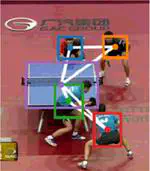 Exploring Structure for Long-Term Tracking of Multiple Objects in Sports Videos